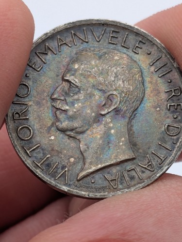 1927 italy lire silver - 5,