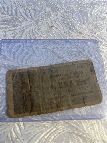 Italy lira 1914 buono - italy,