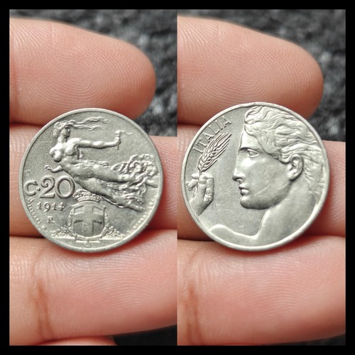 High grade 1914 centesimi - grade, 1914-r