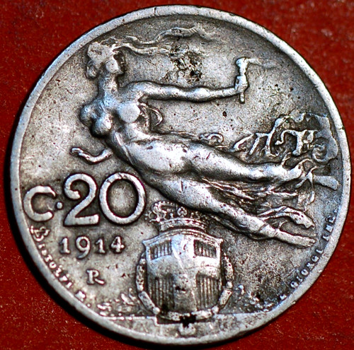 1914 italy centesimi - 20,