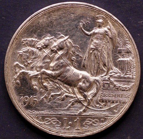 Italy lire 1915 - 1915, r