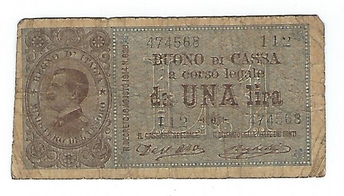 Italy 1914 1 lire - italy,