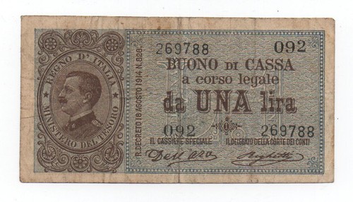 Italy lira 1914 - italy, pick