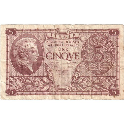 196534 italy 5 lire - italy,,