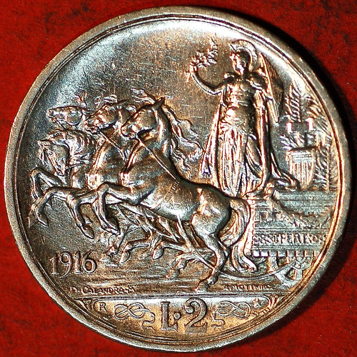 1916 italy lire - lire, vittorio