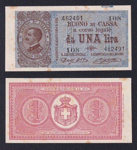 Banknote italy lira vittorio - banknote,