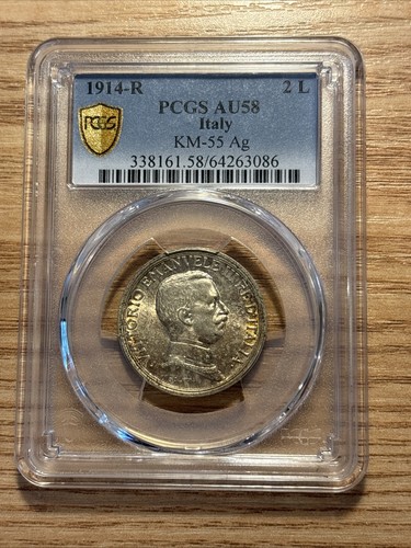 1914 italy lire vittorio - 1914-r, 2