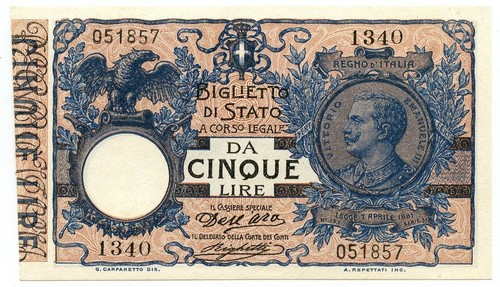 Lire biglietto stato - 5,