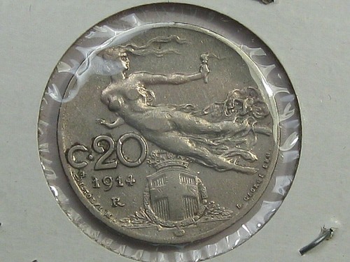 High grade 1914 centesimi - high, 20