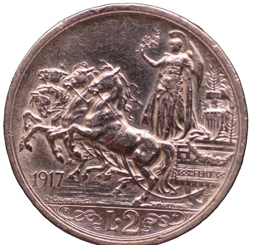 Italy lire 1917 r - 1917,