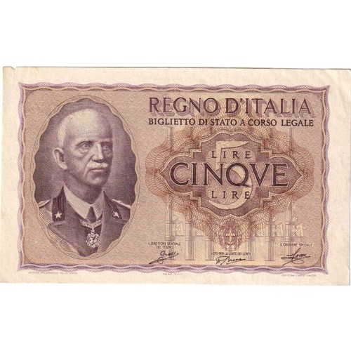 1234087 italy 5 lire au - italy,,