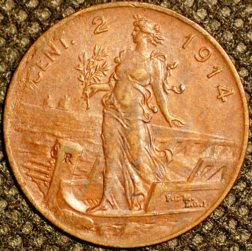 1914 italy centesimi - italy,