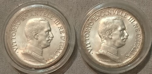 Italy lire 1914 - lire, 1915
