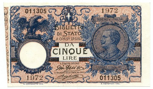 Lire biglietto stato - biglietto,