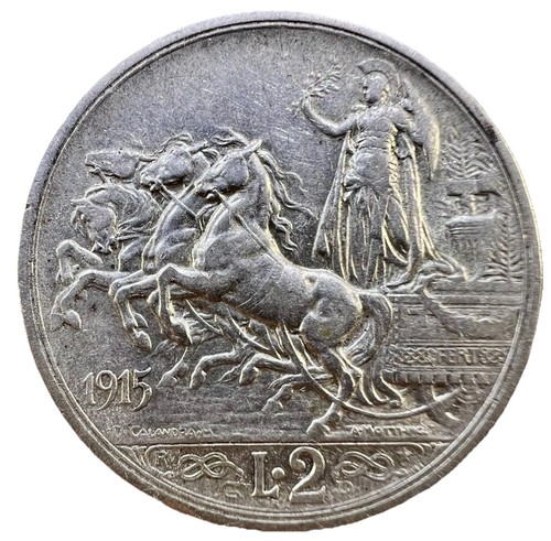 Italy lire 1915 vittorio - lire,