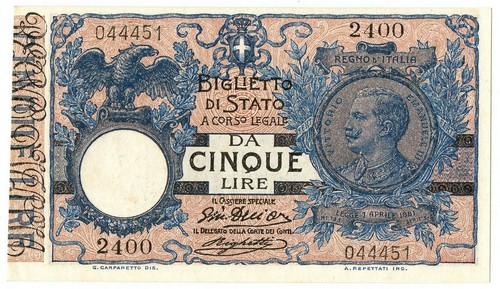 Lire biglietto stato - 5,