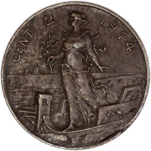 Italy coin centesimi 1914 - coin,